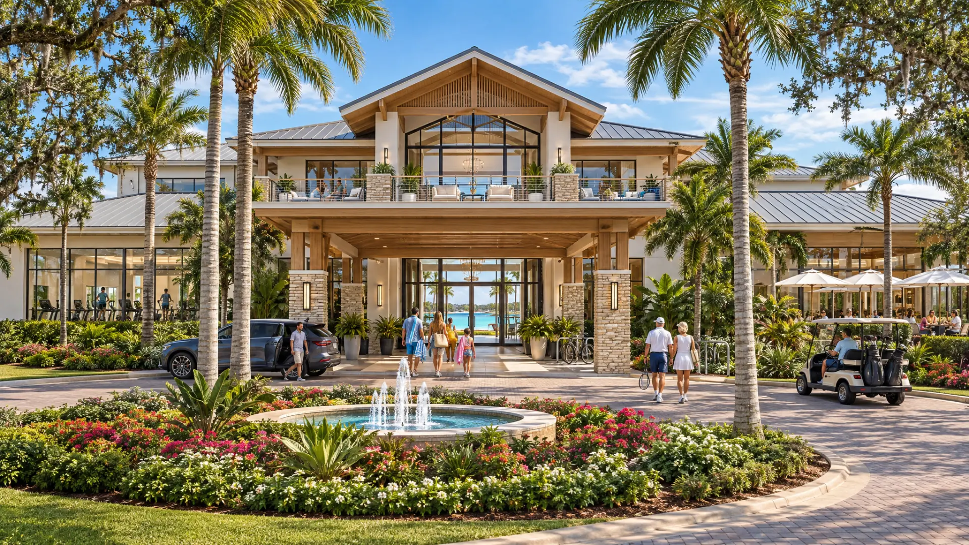 Lunch at the Clubhouse